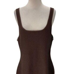 NWT Babaton Sculpt Knit Tank Mini Dress